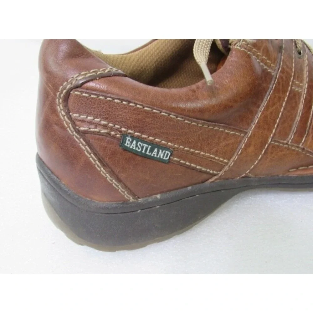 Eastland 1507‎ Shoes Men Bicycle Toe Brown Leather US Size 9D